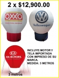 6 Globos publicitarios